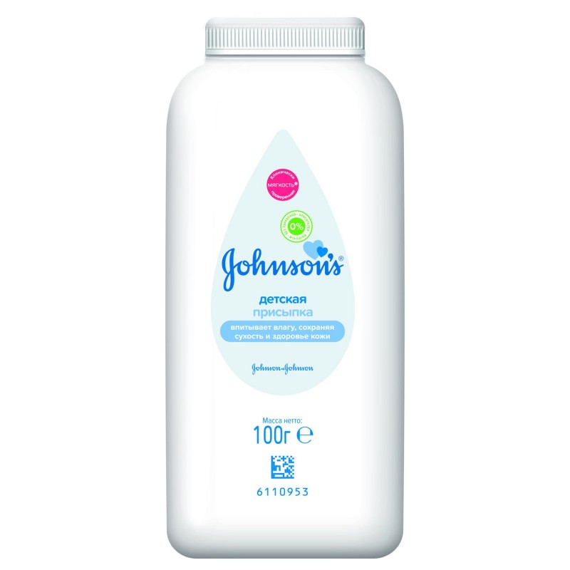 Джонсонс Беби Детская присыпка для тела 100 гр (Johnson's Baby, Для тела) фото 0