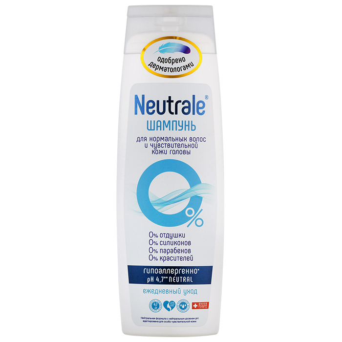 Купить Neutrale Шампунь для нормальных волос и чувствительной кожи головы, 400 мл (Neutrale, Для тела и волос)