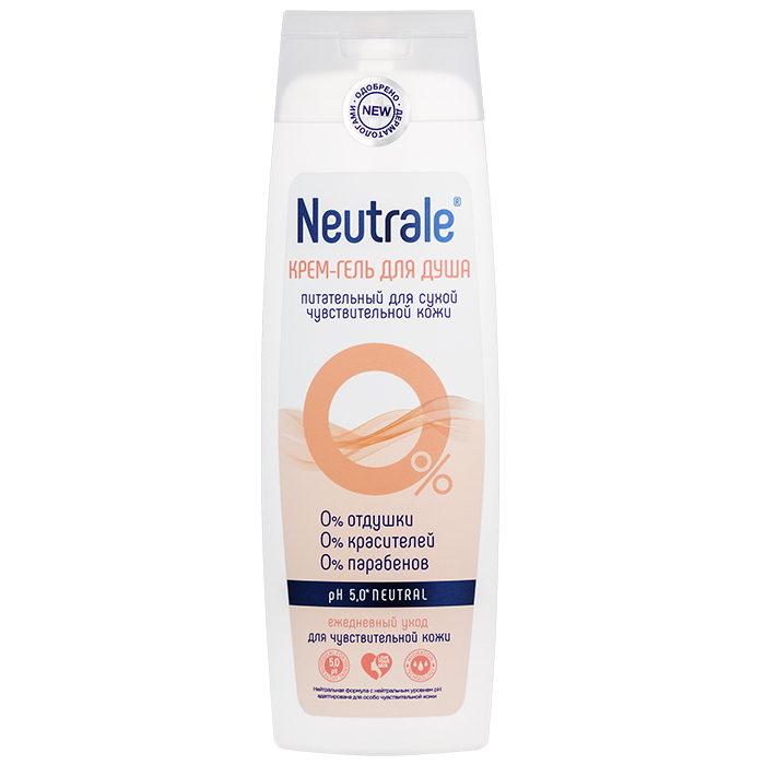 Купить Neutrale Крем-гель для душа питательный для сухой чувствительной кожи, 400 мл (Neutrale, Для тела и волос)