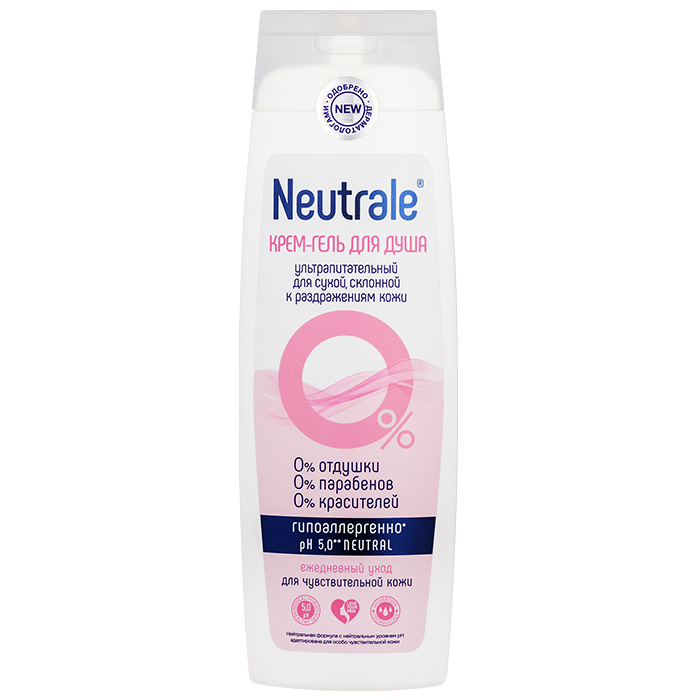 Купить Neutrale Крем-гель для душа ультрапитательный для сухой склонной к раздражениям кожи, 400 мл (Neutrale, Для тела и волос)