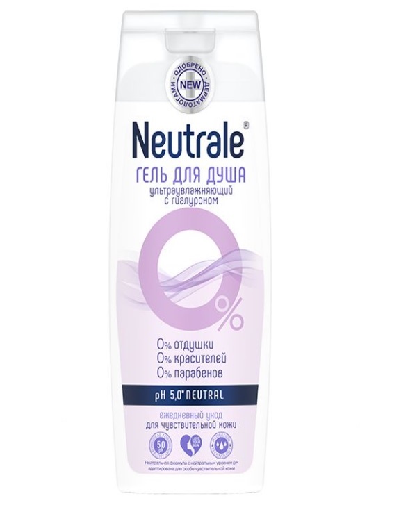 Купить Neutrale Гель для душа ультраувлажняющий с гиалуроном, 400 мл (Neutrale, Для тела и волос)