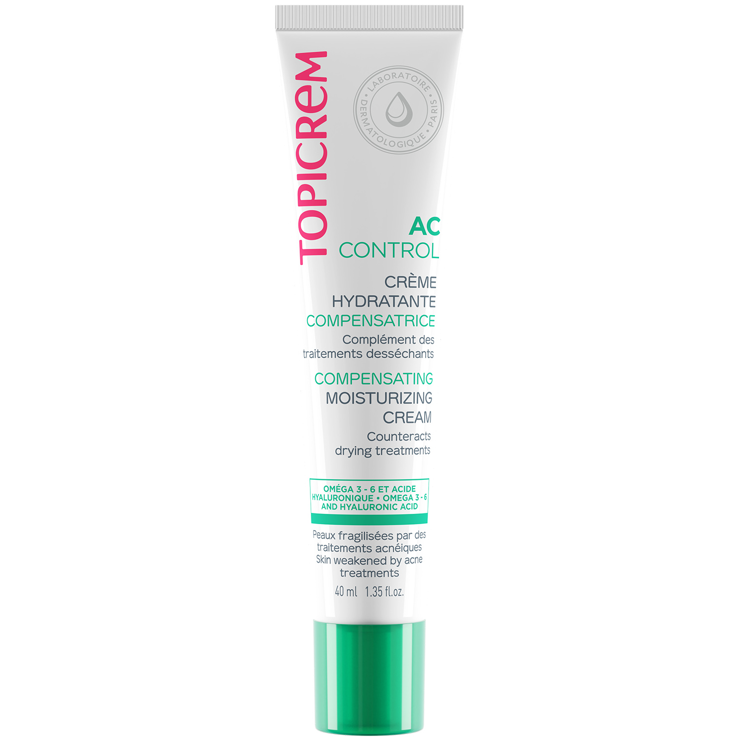 Topicrem Крем компенсирующий, увлажняющий, 40 мл (Topicrem, AC Control) topicrem ac compensating moisturizing cream крем компенсирующий увлажняющий для лица 40 мл