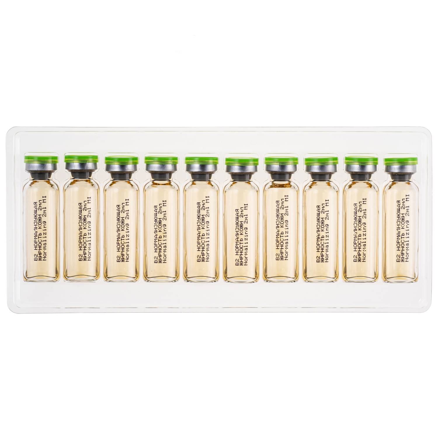 Теана Сыворотка «В2» Нормализующая жирность кожи 10х2 мл (Teana, Гиалуроновая кислота 3D) фото 1