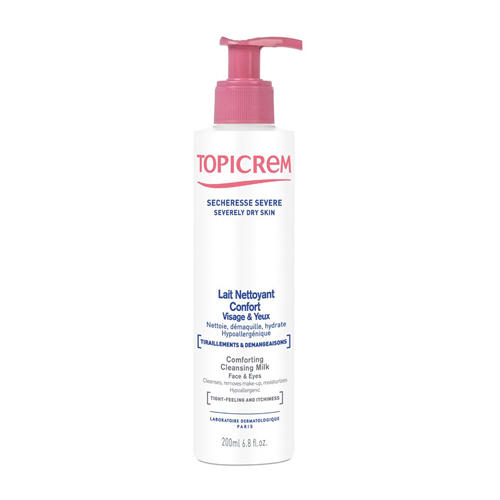 Топикрем Очищающее молочко для сухой кожи 200 мл (Topicrem, Dry Skin) фото 0