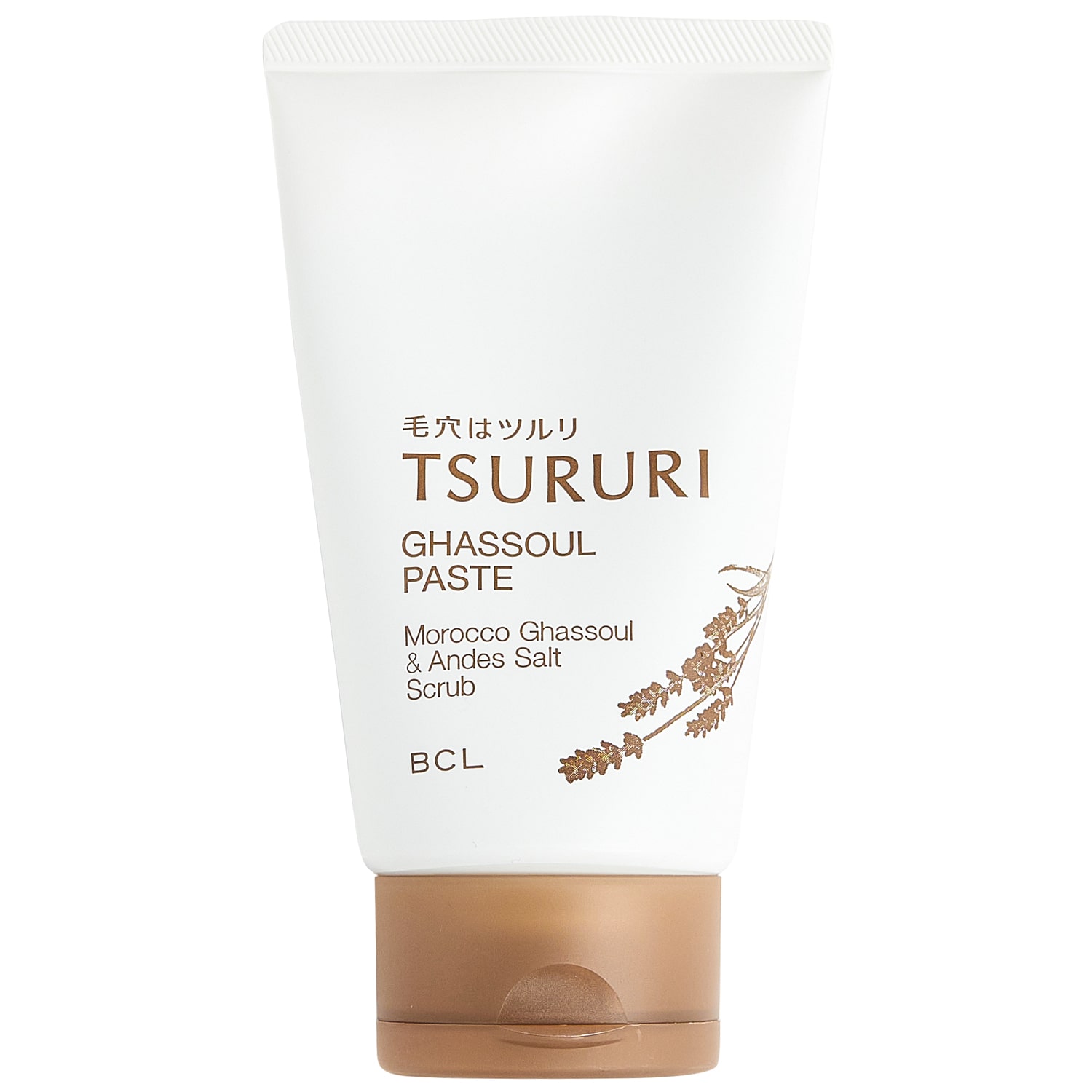 Тсурури Пенка-скраб для глубокого очищения кожи с марокканской вулканической глиной и андской каменной солью, 120 г (Tsururi, Глубокое очищение) фото 1