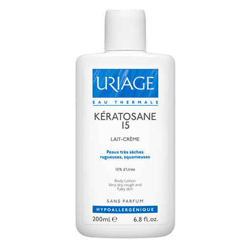 Урьяж Кератозан-15 Молочко для очень сухой шелушащейся  кожи с тенденцией к ихтиозу 200 мл (Uriage, Keratosane) Урьяж Кератозан-15 Молочко для очень сухой шелушащейся  кожи с тенденцией к ихтиозу 200 мл (Uriage, Keratosane) фото 3