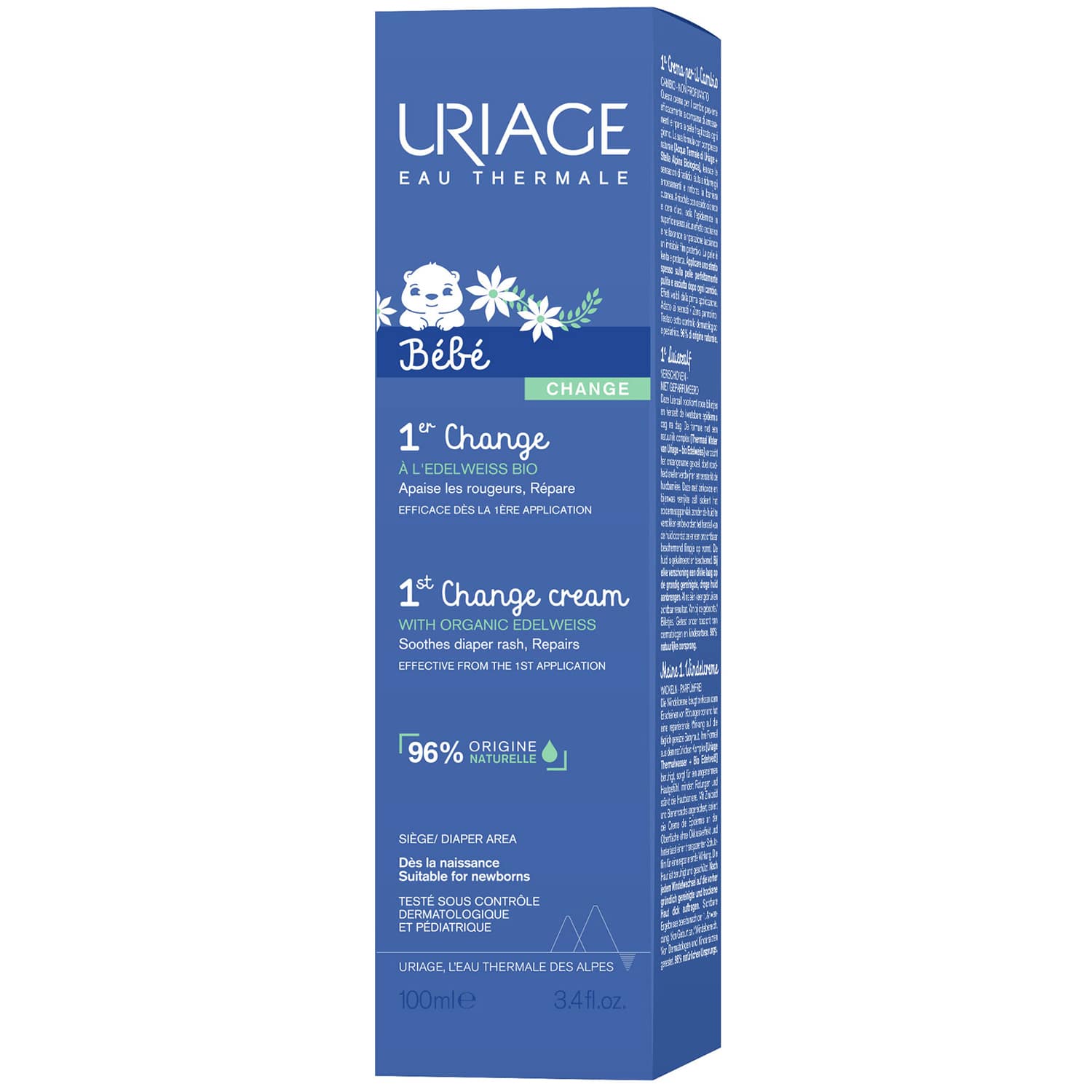 Урьяж Защитный крем под подгузник, 100 мл (Uriage, Детская гамма) Урьяж Защитный крем под подгузник, 100 мл (Uriage, Детская гамма) фото 1