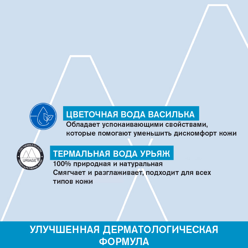 Урьяж Средство для снятия водостойкого макияжа с глаз, 100 мл (Uriage, Гигиена Uriage) Урьяж Средство для снятия водостойкого макияжа с глаз, 100 мл (Uriage, Гигиена Uriage) фото 2