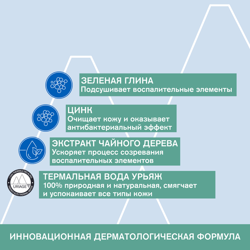 Урьяж Паста SOS-уход, 15 г (Uriage, Hyseac) Урьяж Паста SOS-уход, 15 г (Uriage, Hyseac) фото 3