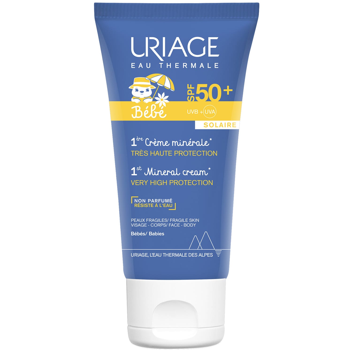 Урьяж Первый минеральный крем SPF 50+, 50 мл (Uriage, Детская гамма) фото 0