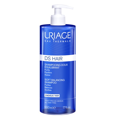 Uriage Шампунь мягкий балансирующий DS, 500 мл (Uriage, DS Hair) uriage шампунь ds балансирующий 50 мл