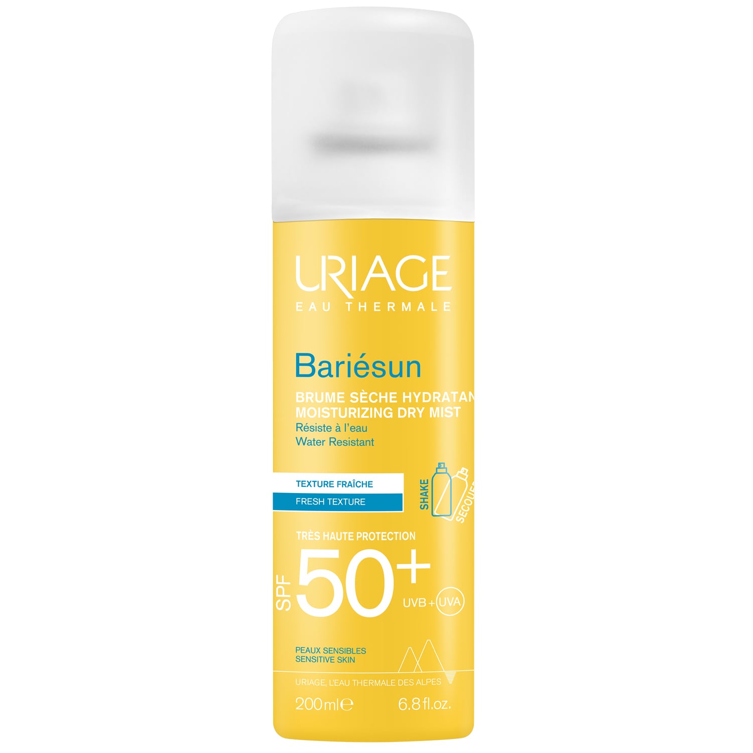 Урьяж Сухая дымка-спрей SPF50+, 200 мл (Uriage, Bariesun) фото 0