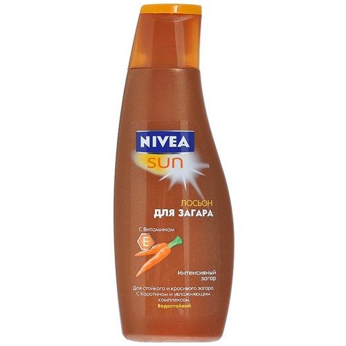 Нивеа Лосьон для загара с каротином 200 мл (Nivea, Защита от солнца) фото 0