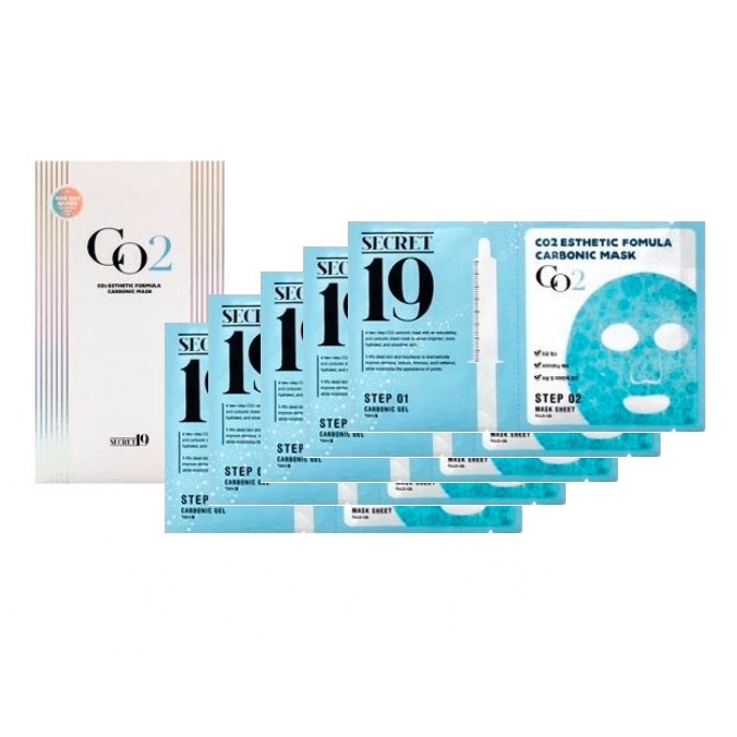 Эстетик Хаус Набор для карбокситерапии CO2 Esthetic Formula Carbonic Mask, 5 процедур (Esthetic House, Уход за лицом и телом) фото 0