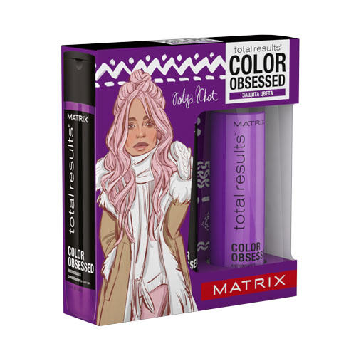 Набор Total results Color Obsessed Шампунь 300 мл Кондиционер 300 мл (Matrix, Total results Color Obsessed) Набор Total results Color Obsessed Шампунь 300 мл Кондиционер 300 мл (Matrix, Total results Color Obsessed)