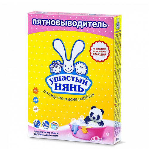 Пятновыводитель ушастый нянь 500 гр порошкообразный - купить прямо сейчас на Пятновыводитель ушастый нянь 500 гр порошкообразный - купить прямо сейчас на