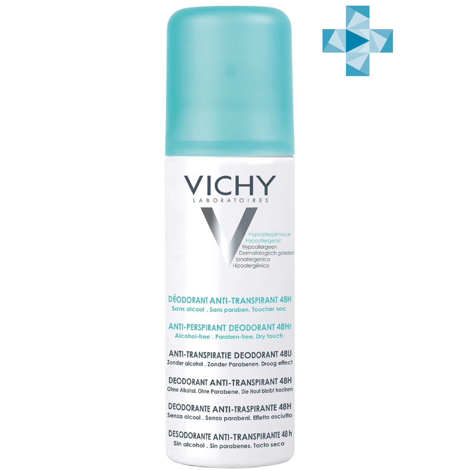 Vichy Дезодорант-аэрозоль против избыточного потоотделения 48 часов защиты, 125 мл (Vichy, Deodorant) дезодорант аэрозоль vichy 48h 125 мл