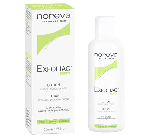 Норева Эксфолиак лосьон с высокой концентрацией АНА и ВНА 125 мл (Noreva, Exfoliac) фото 0