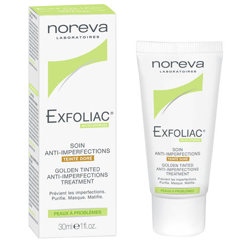 Норева Эксфолиак ВВ крем, золотистый тон, 30 мл (Noreva, Exfoliac) фото 4