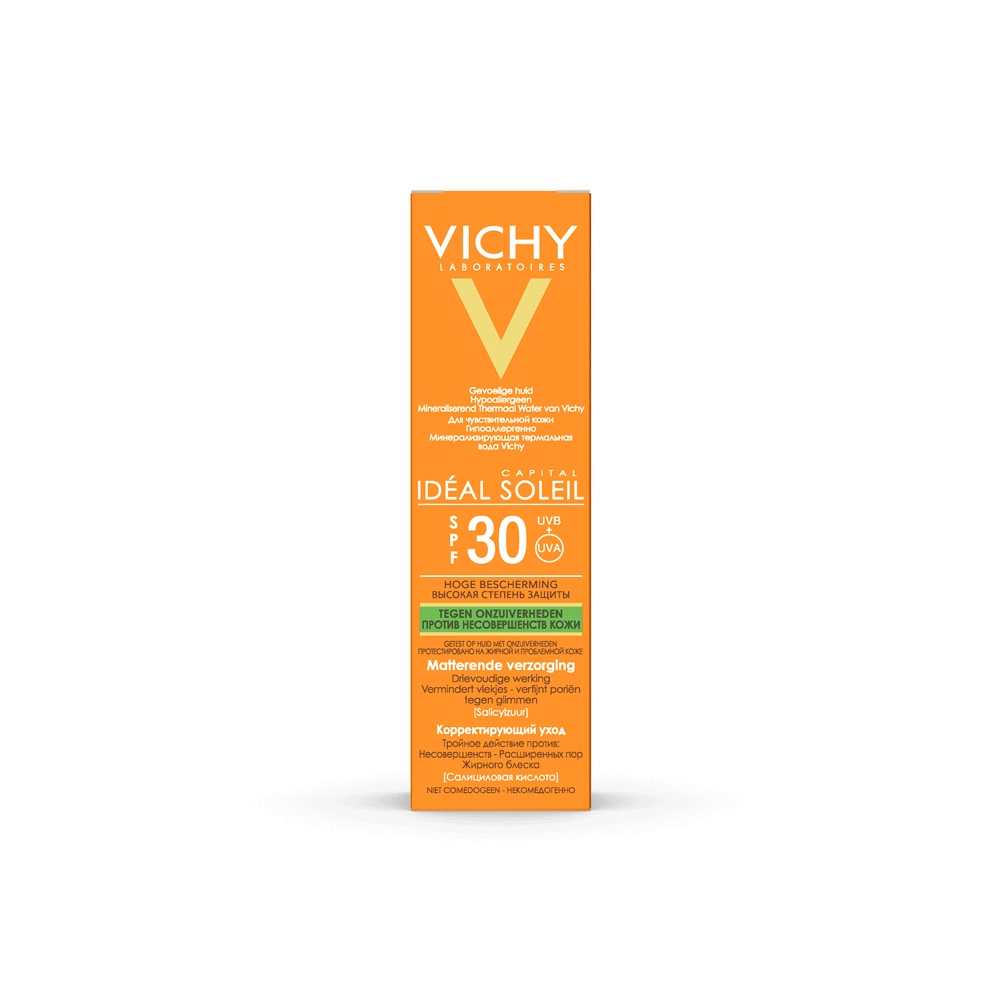 Виши Уход против несовершенств SPF 30, 50 мл (Vichy, Capital Ideal Soleil) Виши Уход против несовершенств SPF 30, 50 мл (Vichy, Capital Ideal Soleil) фото 2