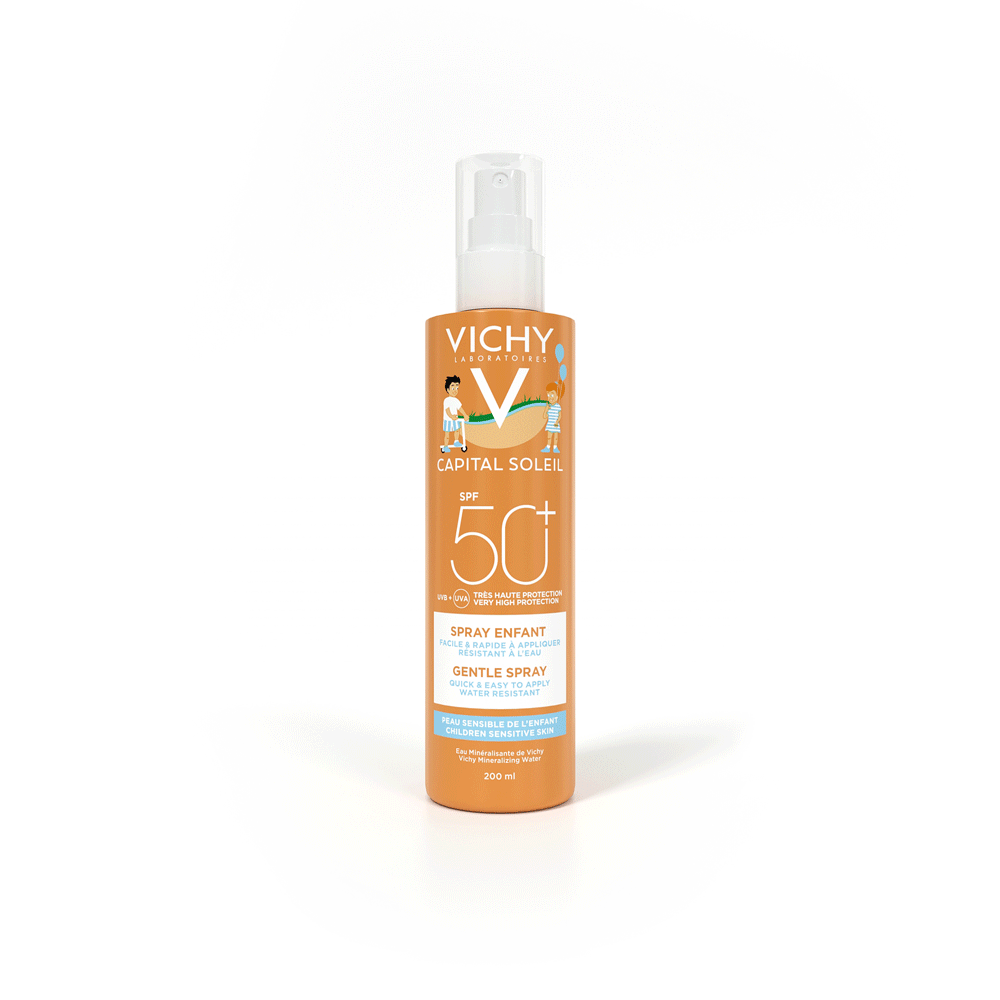Виши Детский солнцезащитный спрей для лица и тела SPF 50+, 200 мл (Vichy, Capital Soleil) Виши Детский солнцезащитный спрей для лица и тела SPF 50+, 200 мл (Vichy, Capital Soleil) фото 1