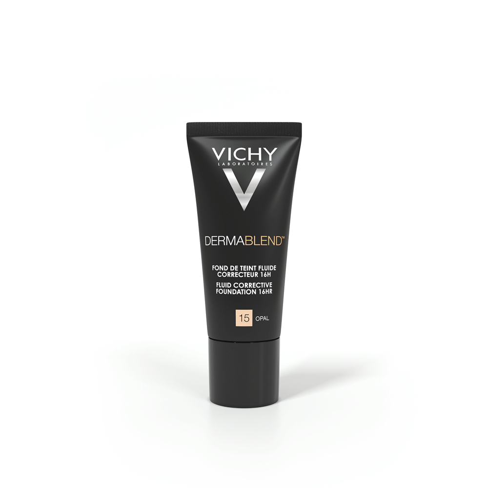 Виши Корректирующий тональный флюид опаловый оттенок, 15 тон, 30 мл (Vichy, Dermablend) фото 1