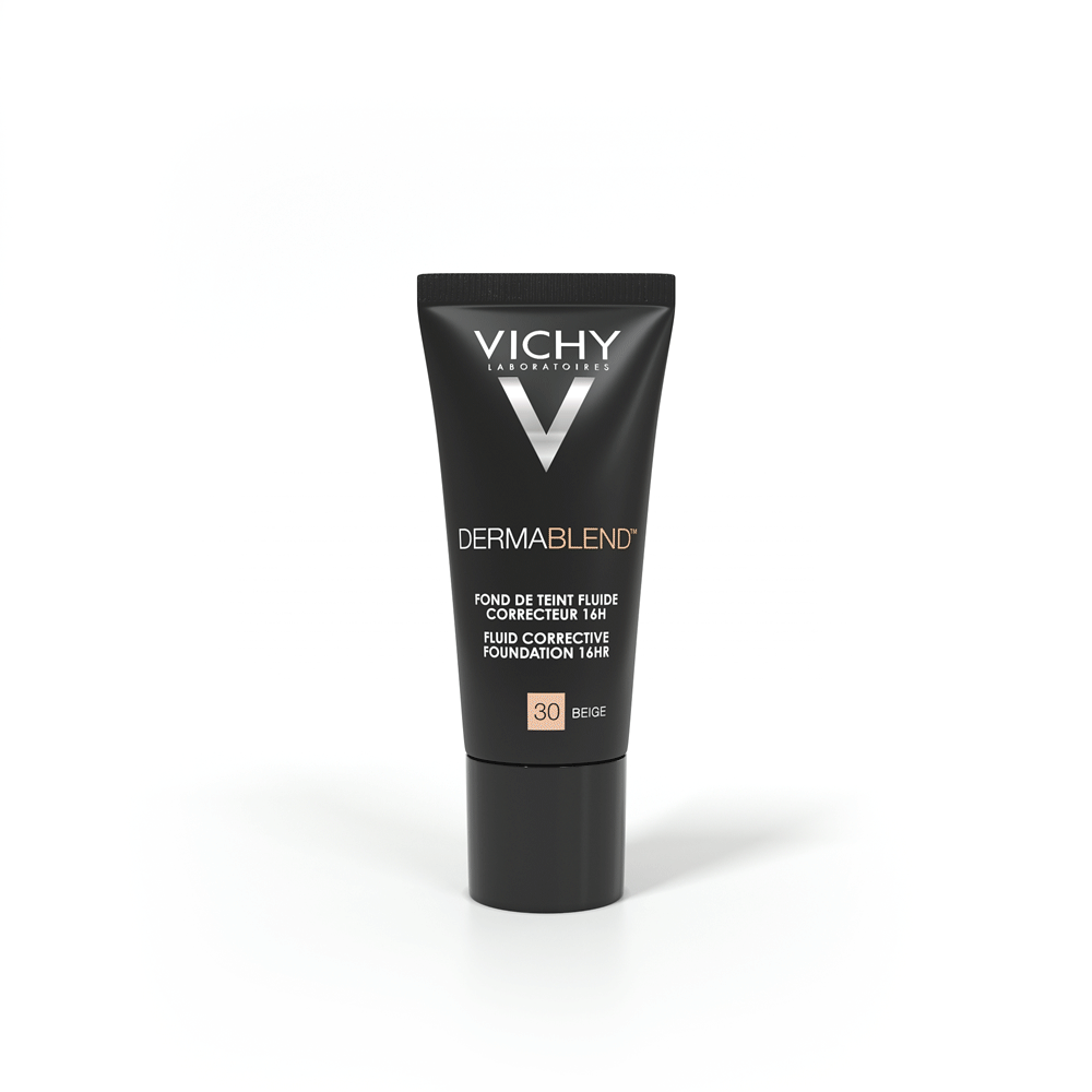 Виши Корректирующий тональный флюид, 30 тон, 30 мл (Vichy, Dermablend) фото 1