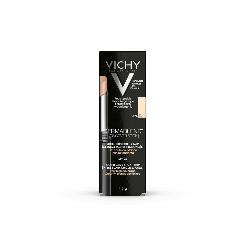Виши Корректирующий SOS стик для маскировки темных кругов и несовершенств кожи, Тон 15, 4 гр. (Vichy, Dermablend) фото 1