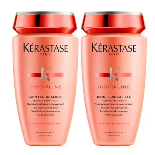 Kerastase Набор Флюидеалист шампунь-ванна без сульфатов 2 шт х 250 мл (Kerastase, Discipline)