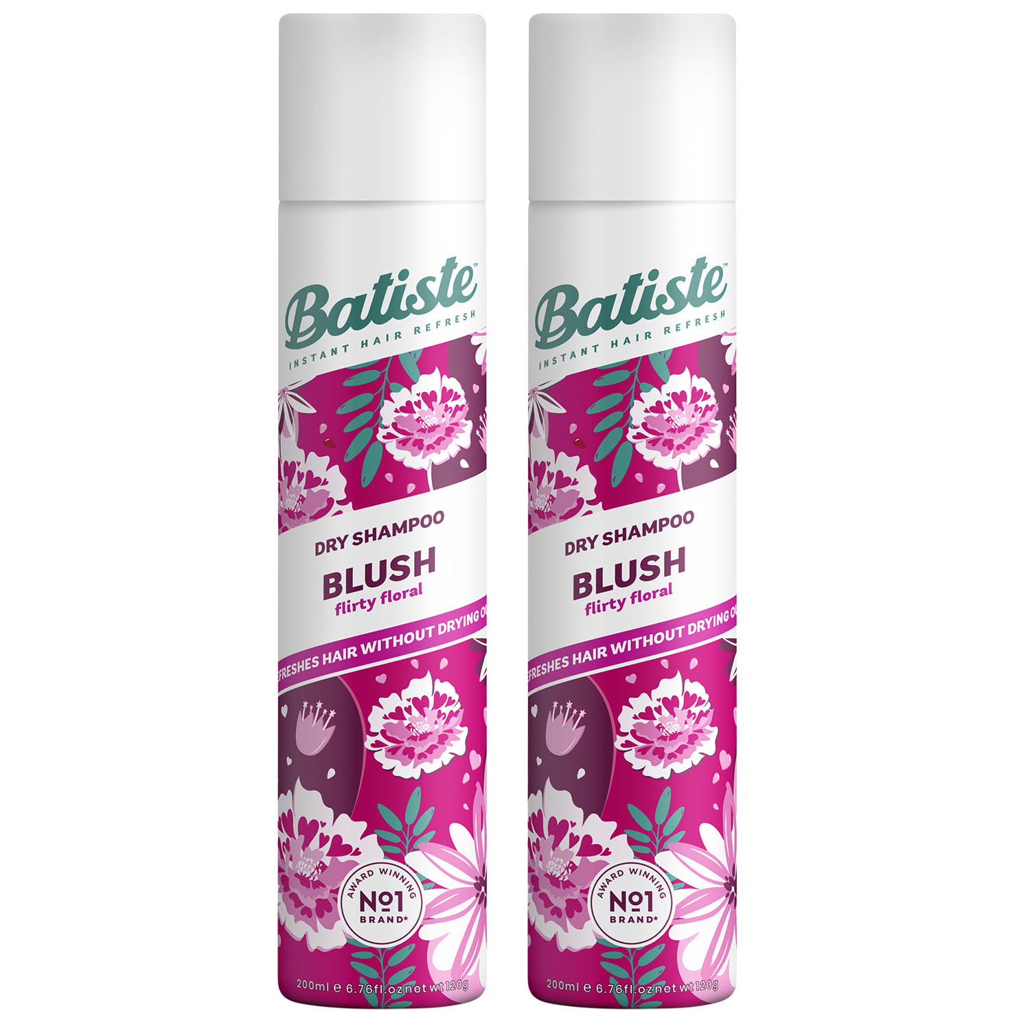 Batiste Комплект Blush Сухой шампунь 2 шт х 200 мл (Batiste, Fragrance)