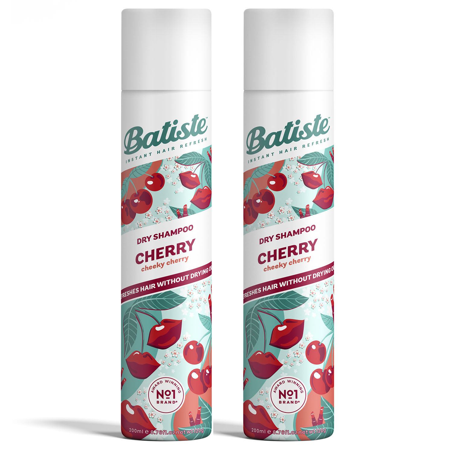 Batiste Комплект Cherry Сухой шампунь 2 шт х 200 мл (Batiste, Fragrance)