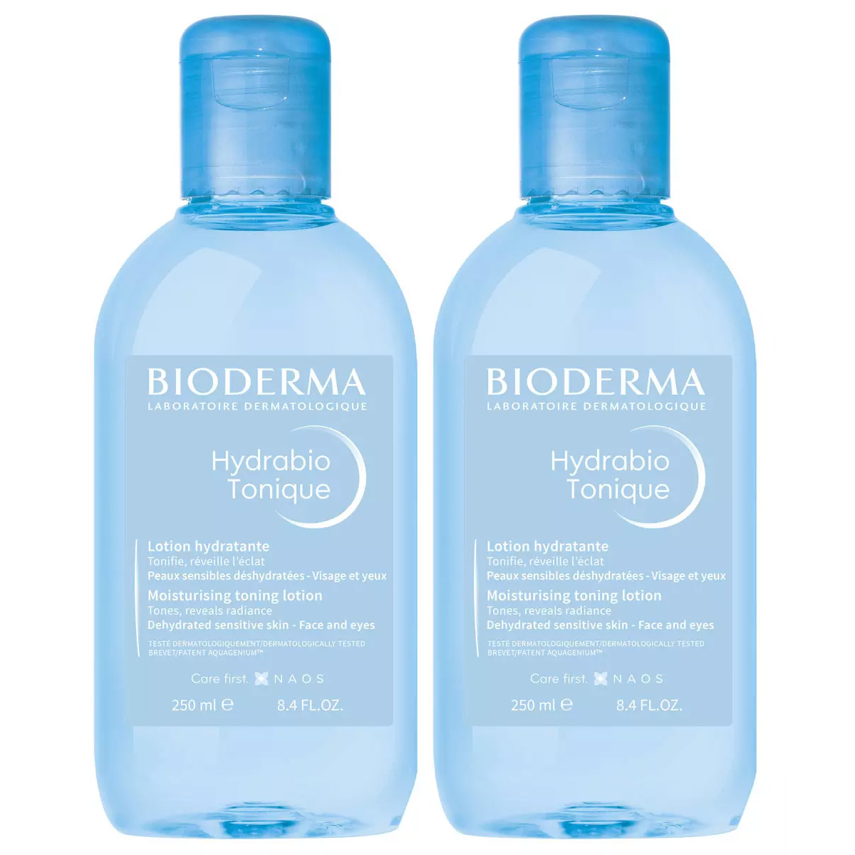 Биодерма Комплект Тонизирующий увлажняющий лосьон, 2х250 мл (Bioderma, Hydrabio) фото 0