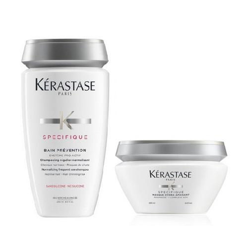 Kerastase Комплект Спесифик Шампунь-Ванна Превансьон, 250мл+Маска Гидра-Апезант, 200мл (Kerastase, Specifique)