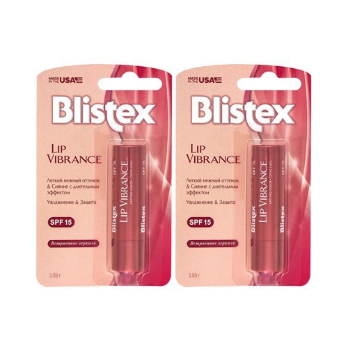 Блистекс Комплект Бальзам для губ Lip Vibrance 2х3,69 гр. (Blistex, Уход за губами) фото 0