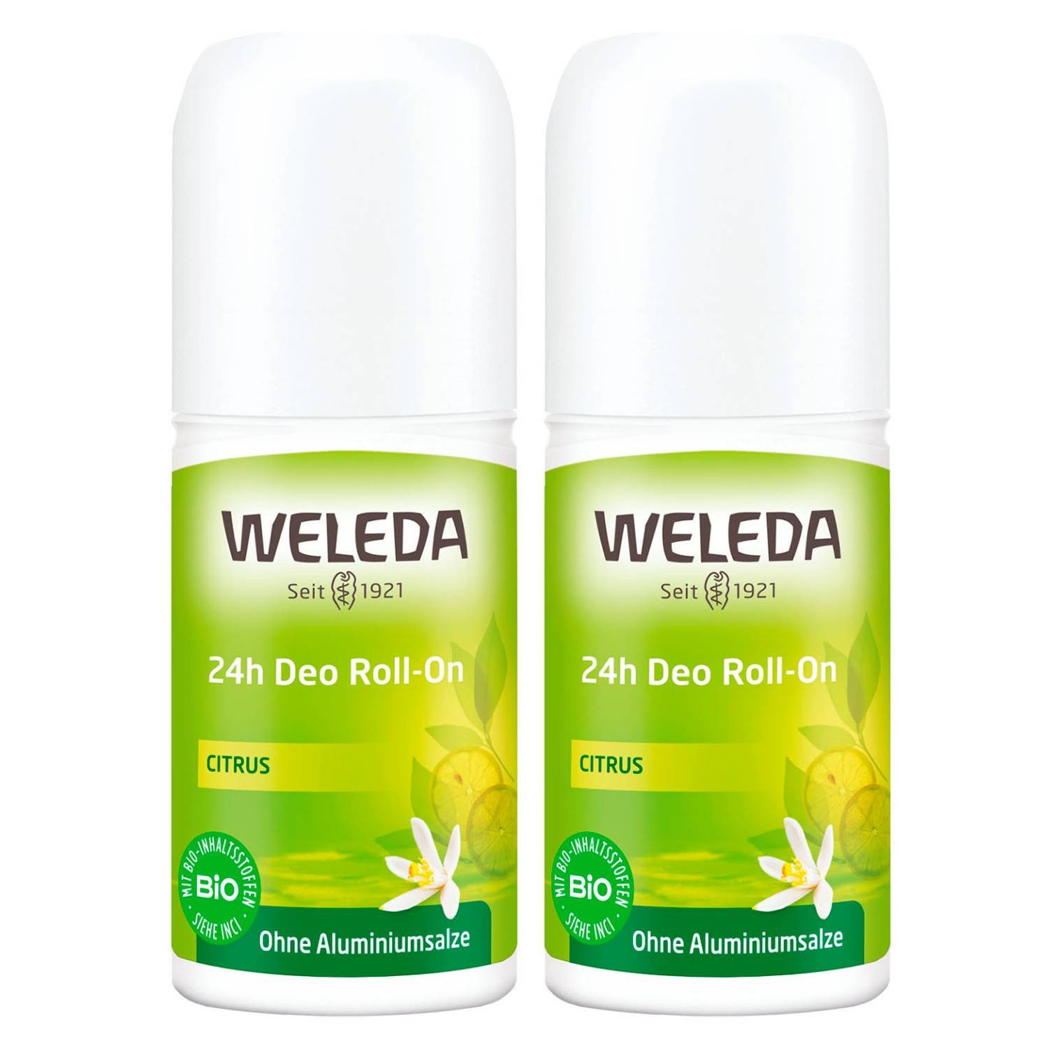 Weleda Комплект Цитрусовый дезодорант 24 часа Roll-On 2х50 мл. фото