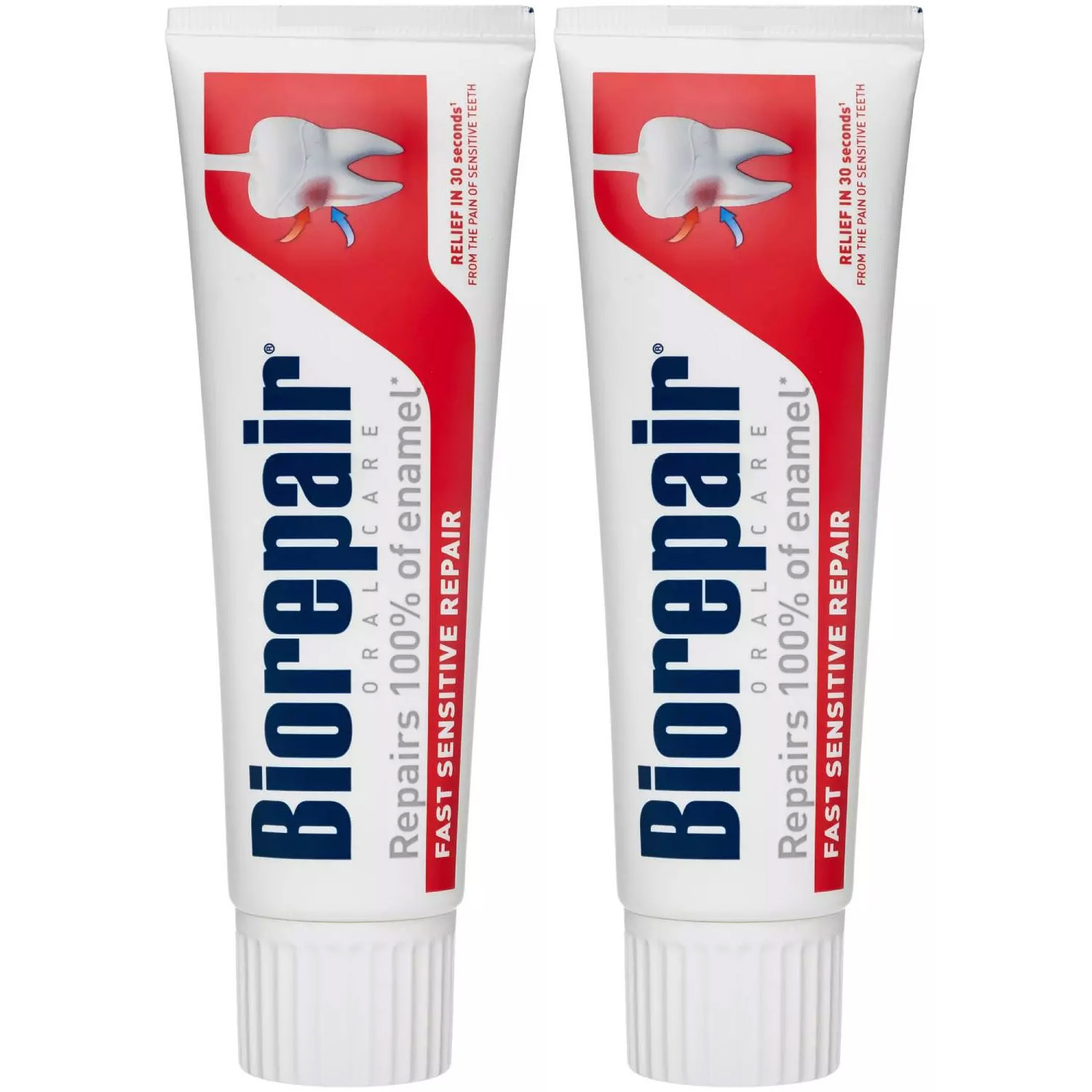 Биорепейр Набор: зубная паста для мгновенного снижения чувствительности 75 мл, 2 шт (Biorepair, Чувствительные зубы) Биорепейр Набор: зубная паста для мгновенного снижения чувствительности 75 мл, 2 шт (Biorepair, Чувствительные зубы) фото 1