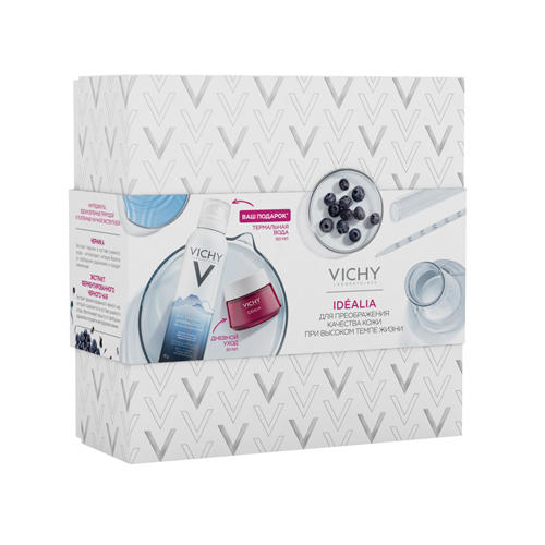 Виши Набор Идеалия Дневной крем-уход 50 мл + Термальная Вода Vichy 150 мл (Vichy, Idealia) фото 1