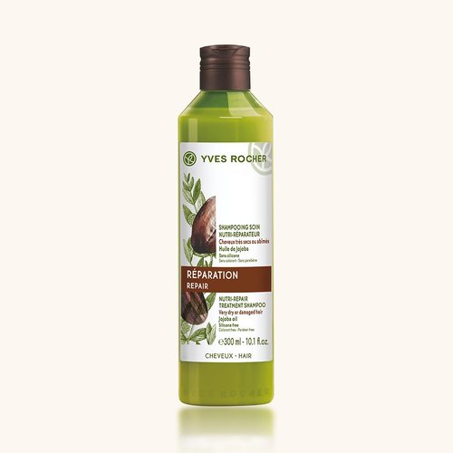 Шампунь для Восстановления с Жожоба 300 мл (Yves Rocher, Для волос) yves rocher yves rocher питательный крем для умывания