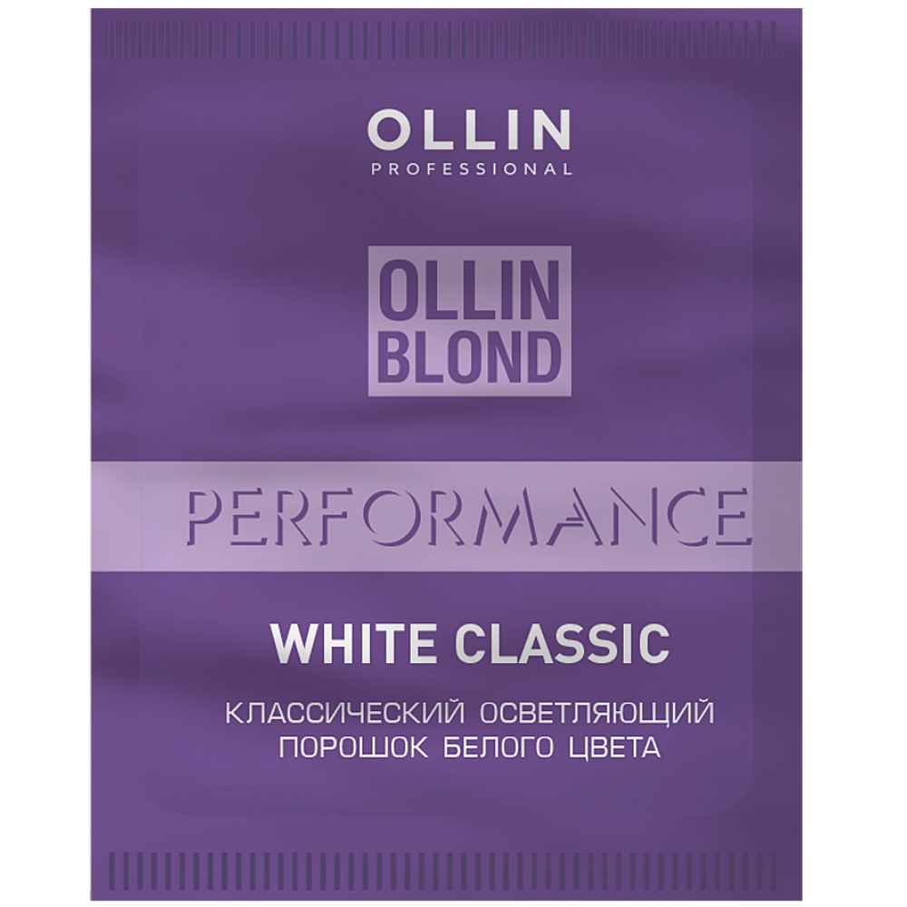 Оллин Професионал Классический осветляющий порошок белого цвета White Blond Powder, 30 г (Ollin Professional, Ollin Blond) фото 0