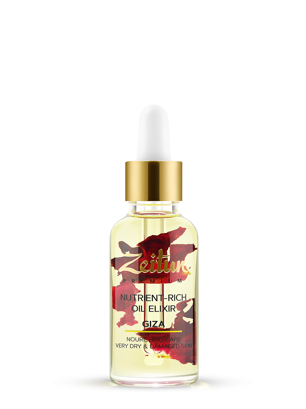 Зейтун Масляный питательный эликсир для сухой кожи лица с дамасской розой, 30 мл (Zeitun, Premium) фото 2