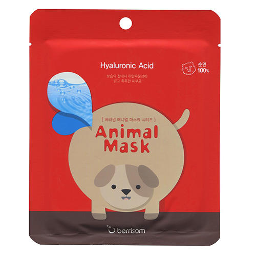 Тканевая маска с гиалуроновой кислотой Animal mask series Dog 25 мл (Berrisom, Animal mask) Тканевая маска с гиалуроновой кислотой Animal mask series Dog 25 мл (Berrisom, Animal mask)