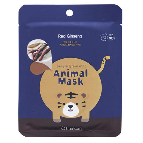 Тканевая маска с экстрактом женьшеня Animal mask series Tiger 25 мл (Berrisom, Animal mask) Тканевая маска с экстрактом женьшеня Animal mask series Tiger 25 мл (Berrisom, Animal mask)