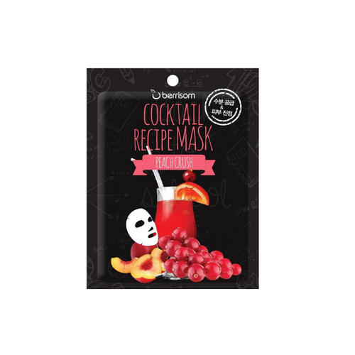Беррисом Маска для лица Cocktail Recipe - Peach Crush 20 гр (Berrisom, Cocktail Recipe) фото 0