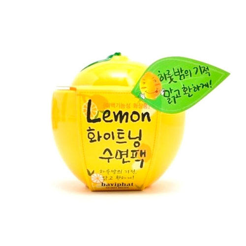Бавифат Отбеливающая ночная маска с лимоном Baviphat Lemon Whitening Sleeping Pack 100 г (Baviphat, Lemon) фото 0