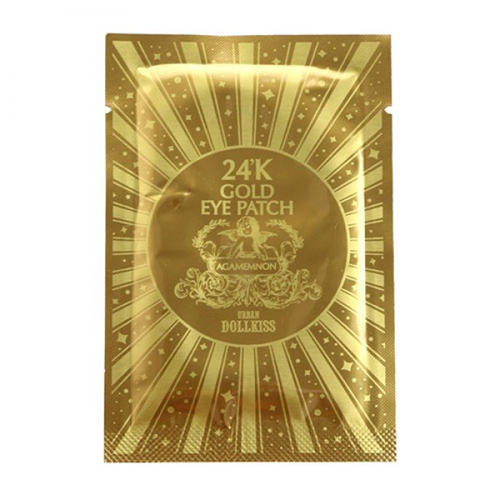 Гидрогелевые патч для глаз с золотом Urban Dollkiss Agamemnon 24K Gold Hydrogel Eye Patch 2,8 г (Baviphat, Для лица)