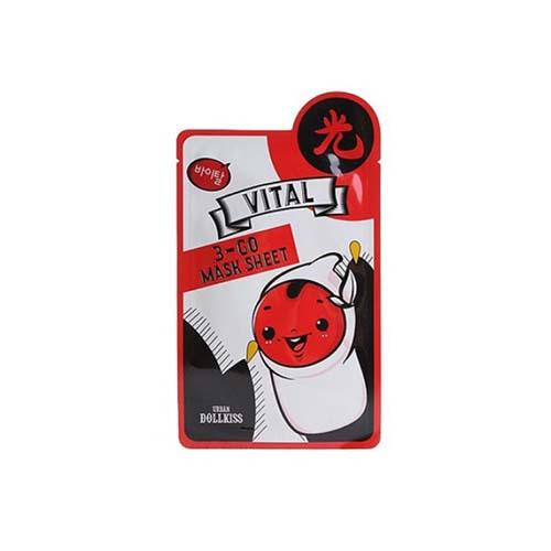 Бавифат Тканевая витаминная маска Urban Dollkiss 3-GO Mask Sheet vital 25 г (Baviphat, 3-GO Mask Sheet) фото 0