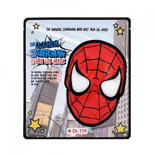 Бавифат Гидрогелевая маска ласточкино гнездо The Amazing Spiderman Bird Nest Aqua Gel Mask 30г (Baviphat, Spiderman) фото 0