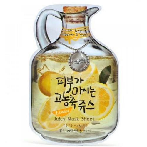 Бавифат Маска тканевая фруктовая (лимон), 23 г (Baviphat, Juicy) фото 0