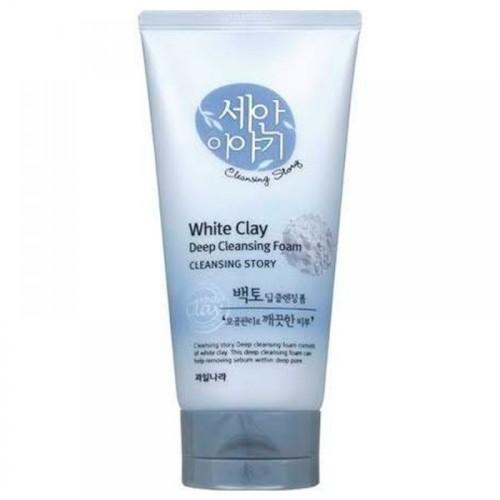 Велкос Пенка для умывания Cleansing Story Foam Cleansing White Clay150гр (Welcos, Cleansing Story) фото 0