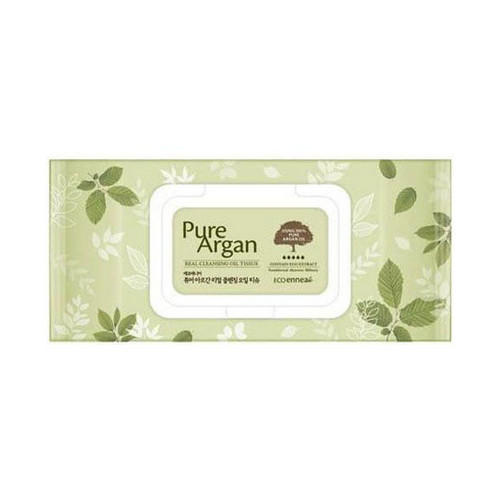 Велкос Салфетки очищающие Ecoennea Pure Argan Real Cleansing Oil Tissue 70шт (Welcos, Ecoennea) фото 0